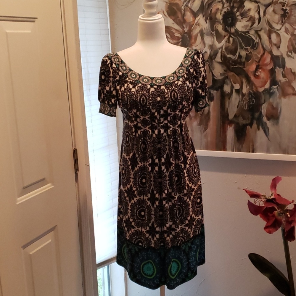 EUC Paisley office dress